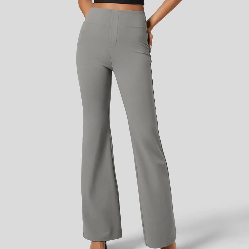 Halara Flex™ High Waisted Back Side Pocket Slight Flare Work Pants